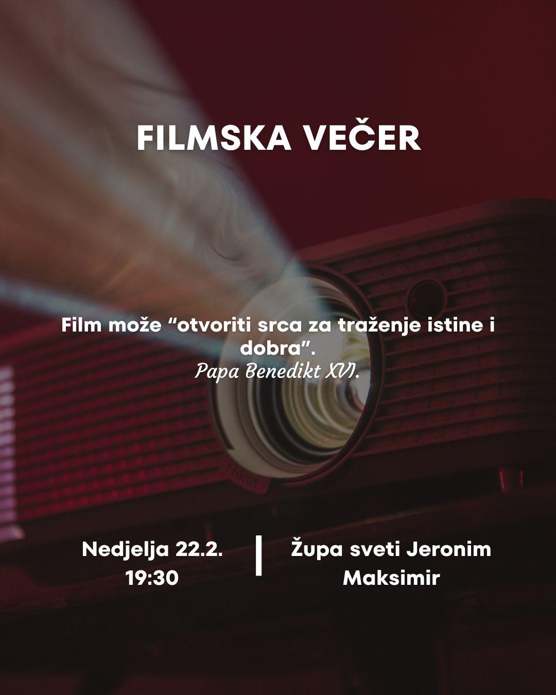Kateheze za mlade - Filmska večer