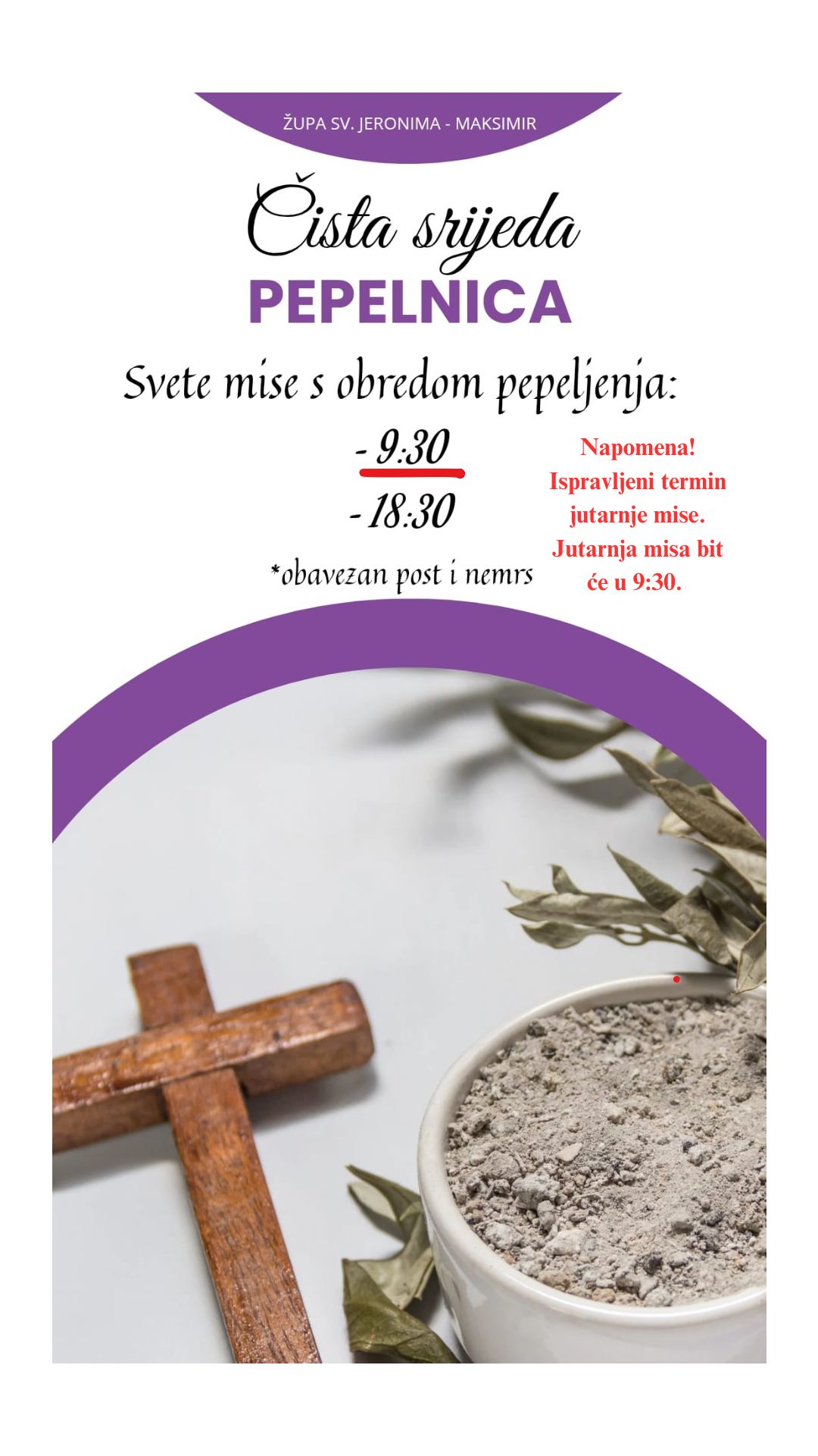 Čista srijeda - PEPELNICA