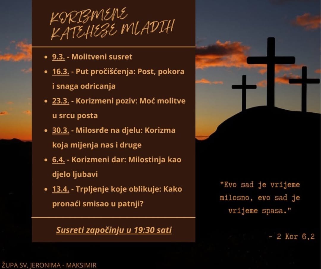 Korizmene kateheze mladih