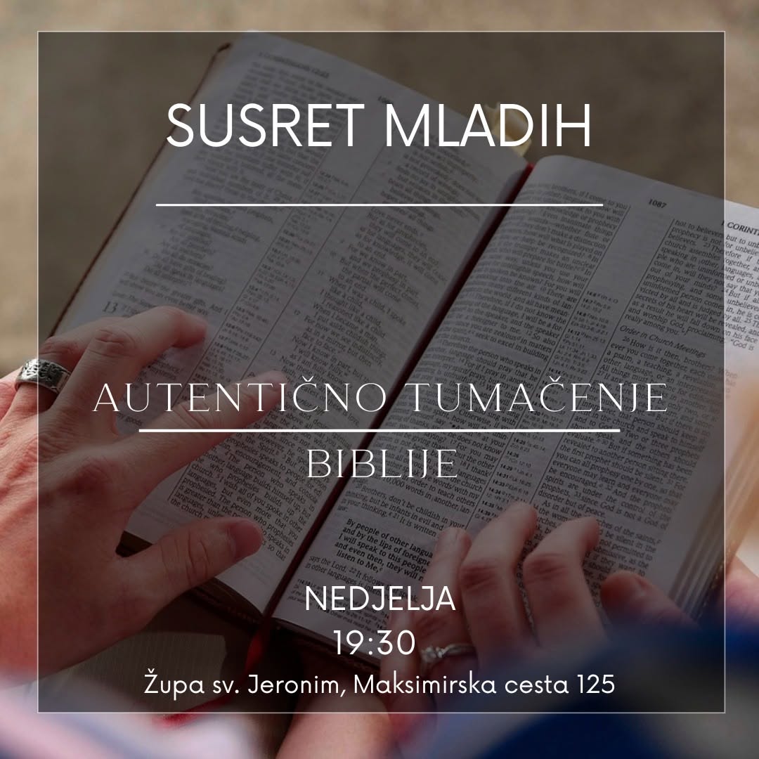 Kateheze za mlade - Autentično tumačenje Biblije