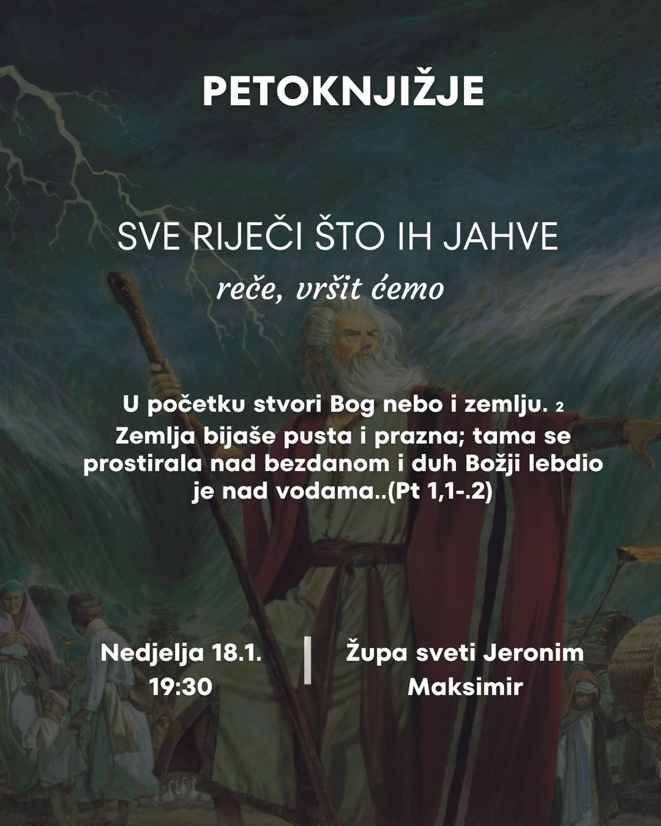 Kateheze za mlade - Petoknjižje - Sve riječi što ih Jahve reče, vršit ćemo