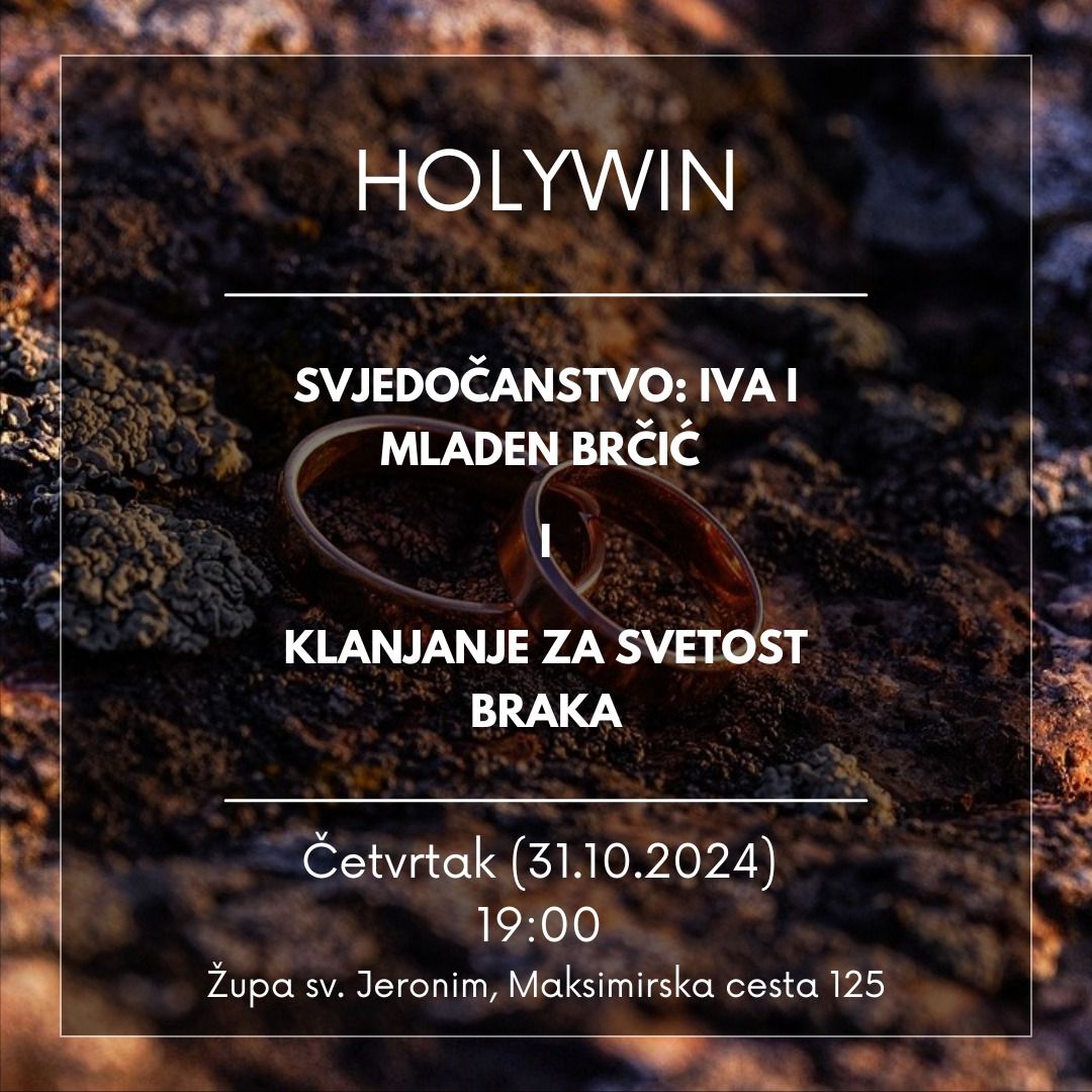HOLYWIN u našoj župi, u četvrtak, 31.10.2024.