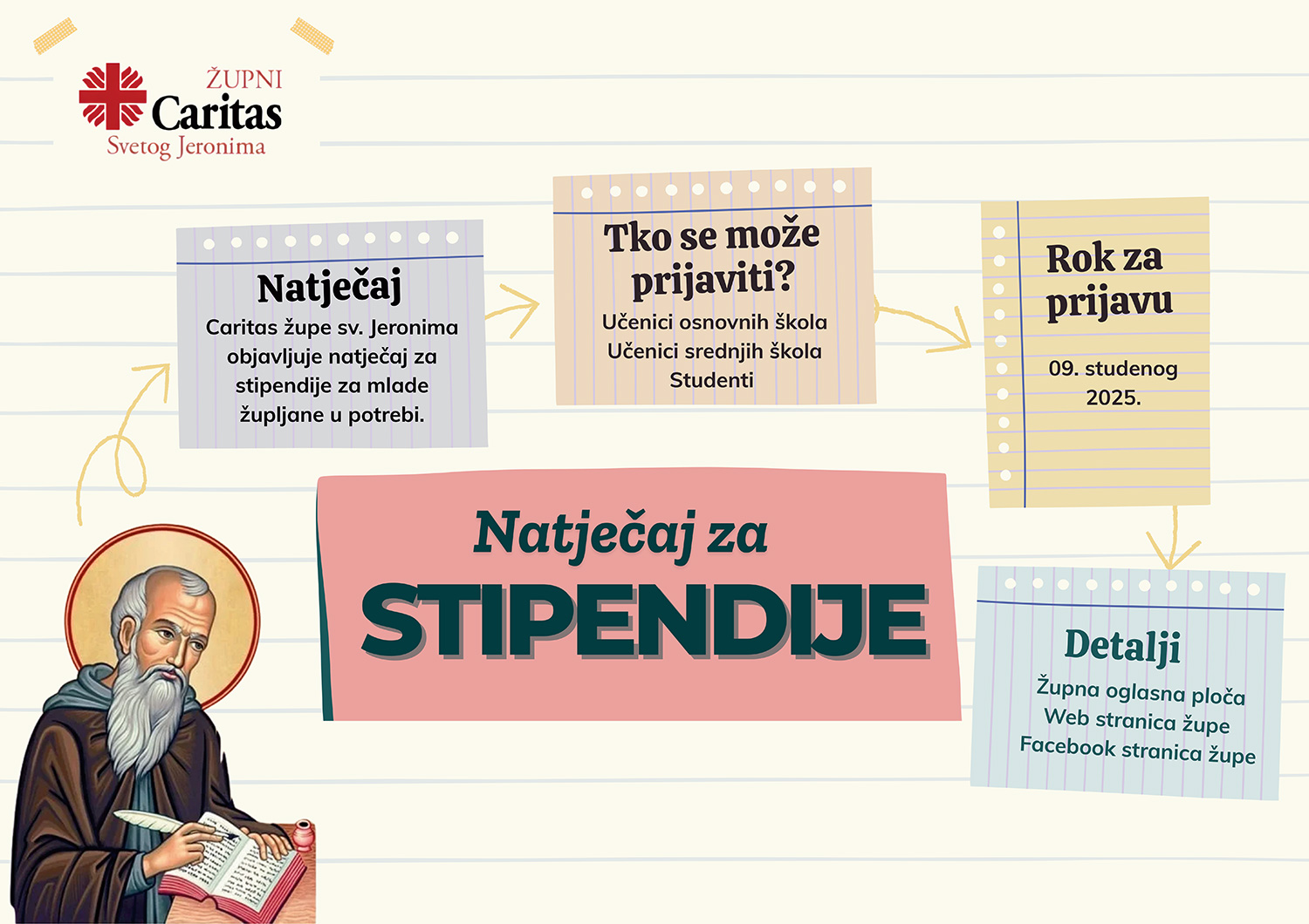Natječaj za stipendije za šk.god. 2025/26